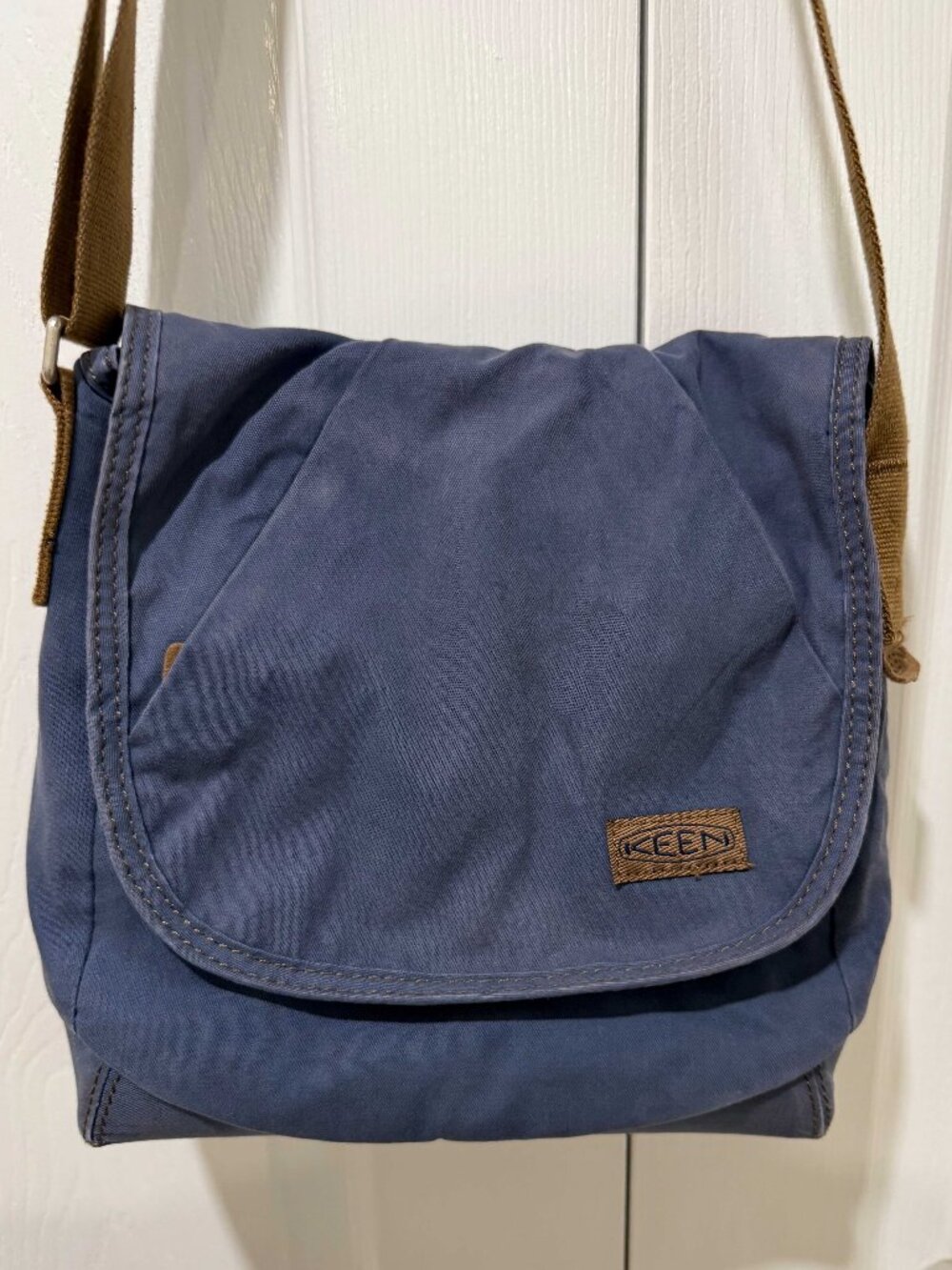 KEEN Hybrid Transport canvas Messenger / Crossbody bag  Blue